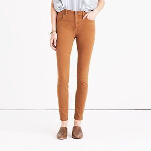 Madewell 9" High-Rise Skinny Jeans: Garment-Dyed Edition